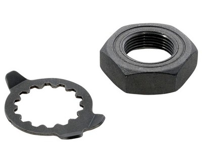 Ritzel Mutter + Sicherungsblech Original YAMAHA für DT 125, TZR, LC2 Sting