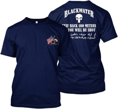 #ad #ad Blackwater Alumni Academi Logo Private Company Army Military Unisex T Shirt $25.99