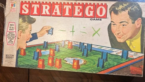 STATEGO 1961 St Vintage Board Game by MB Milton Bradley 4916 Complete Box Issues