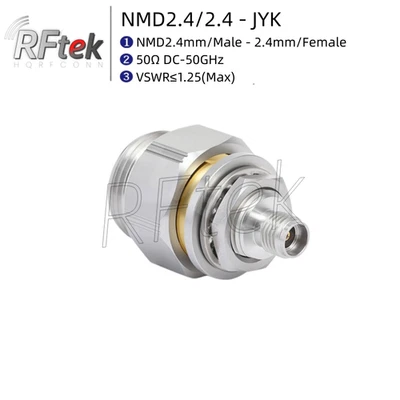 NMD 2,4 mm Stecker auf 2,4 mm Buchse für Vector Netzwerk Analyzer Adapter VNA Stecker - Bild 1 von 4