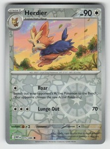 Herdier 075/086 SV White Flare Reverse Holo