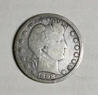 1897 Barber Quarter Silver 25 Cent USA Good Condition Nice Coin Circulated