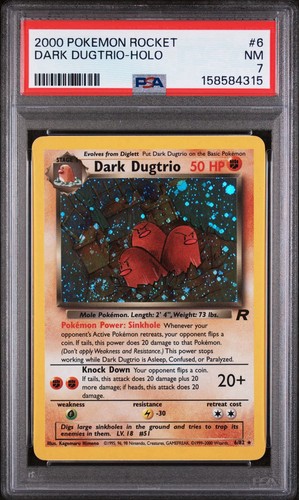 Dark Dugtrio (Unlimited) graded PSA 7 for sale on eBay