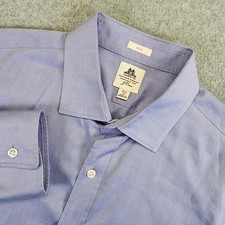 J CREW Thomas Mason Slim Fit Oxford Dress Shirt Mens 16.5/35 Blue