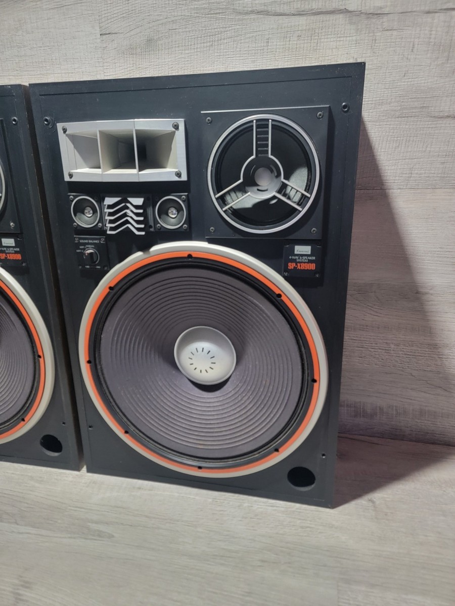 Vintage Sansui Sp-x8900 Speakers 4 Way 6 Speaker System for sale