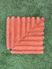 BRADSTONE TILE ON EDGE ECO CORNER TERRACOTTA - 265x265X40MM - CLEARANCE!!