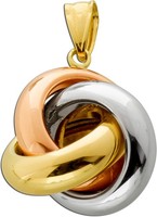 Trinity Knoten AnhäNger Gold WeißGold Rosegold 585 14K