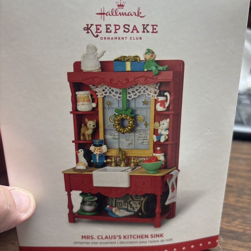 Hallmark Keepsake Mrs. Claus Kitchen Sink Ornament