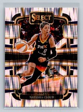 2024 Panini Select WNBA #37 Natasha Cloud Concourse Silver Flash Prizms