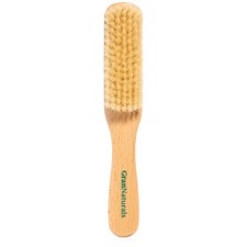 GranNaturals Boar Bristle Slick Back Hair Brush - Soft White