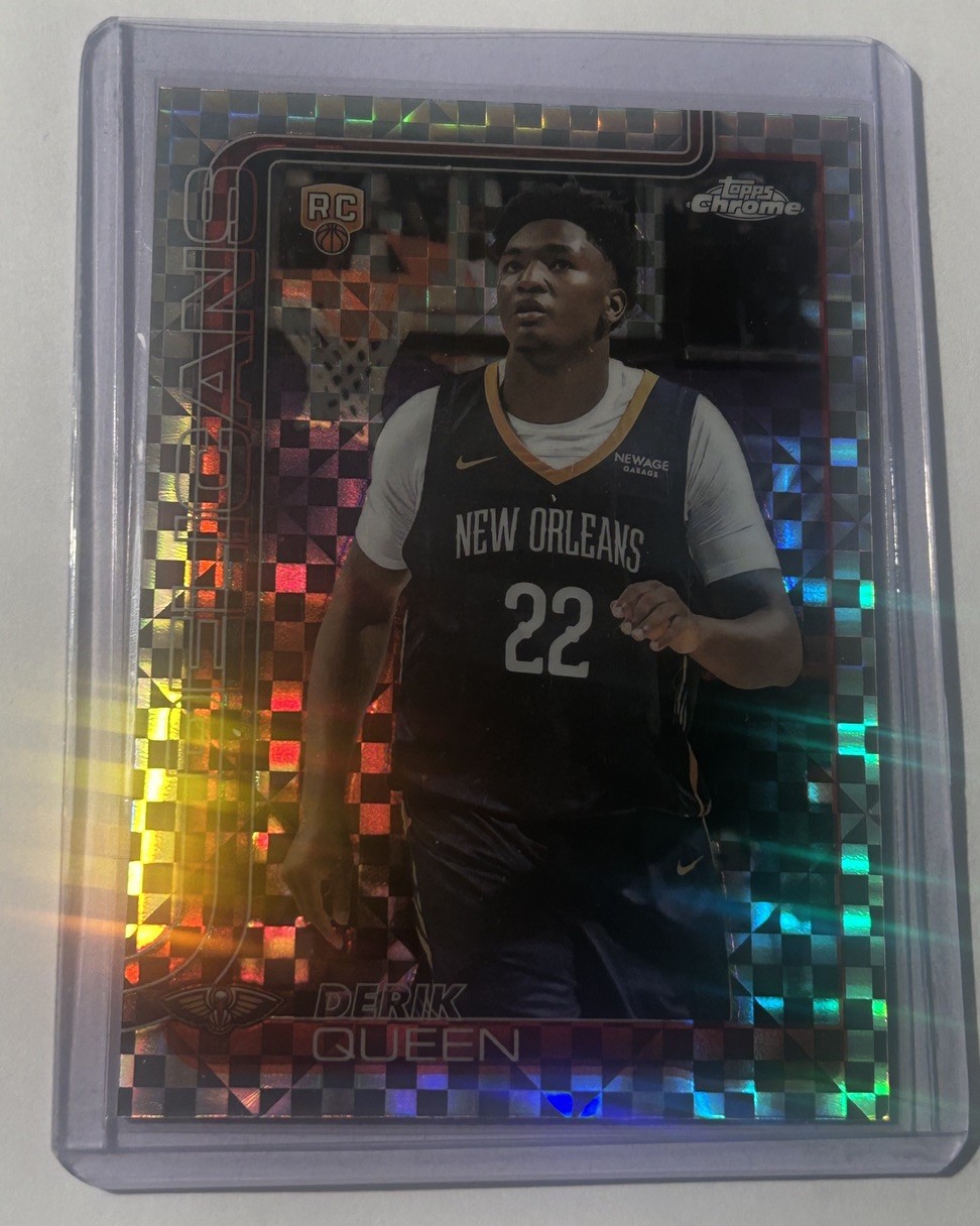 2025 Topps Chrome Derik Queen #263 X-Fractor Refractor RC
