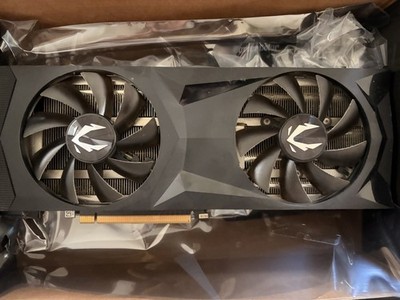 ZOTAC NVIDIA GeForce 2070 Dual Fan Heatsink GPU PCIe x16 Multiple Monitor