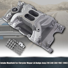 Air Gap Intake Manifold For Chrysler Dodge Challenger 318 360 5.2l Small Block Air Gap Intake Manifold For Chrysler Dodge Challenger 318 360 5.2l Small Block