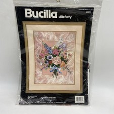 Bucilla Spring Encore Needlepoint Stichery 40371 Vintage 14 x 17