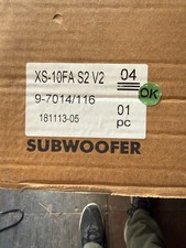 Wet Sounds Marine Subwoofer XS-10FA S2 V2 Marine 10 Inch Free Air Boat