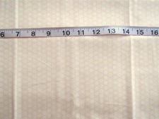 1 yd Cotton Fabric "Basic Grey" for MODA, Cream with Cream Circles