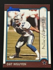 Bowman 1999 Dat Nguyen Rookie Base Set #193 Dallas Cowboys NFL Football Card