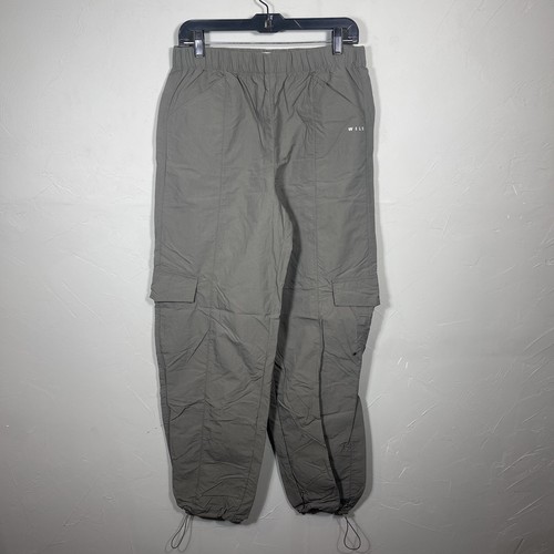 Wilo The Label Parachute Pants Sage Womens Sz Sm Anthropologie Nylon