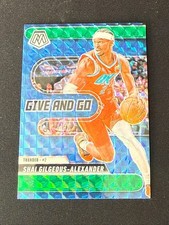 2024-25 Mosaic SHAI GILGEOUS-ALEXANDER Thunder GIVE AND GO #2 Green Mosaic