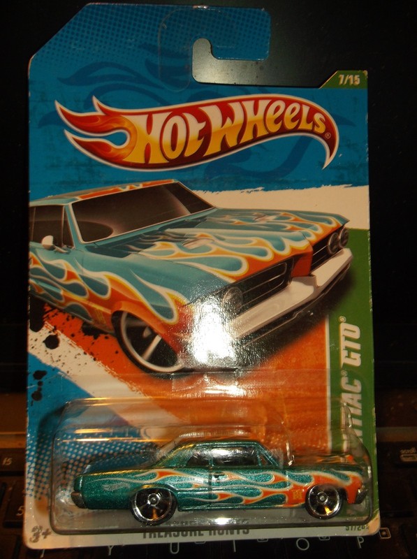 Hot Wheels 2011 Treasure Hunt Series 64 Pontiac GTO Limited Edition #7 Of 12