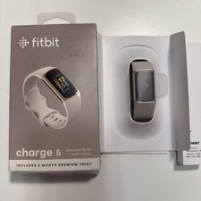 Fitbit Charge 5 Advanced Fitness and Health Tracker - Soft Gold (FB421GLWT)
