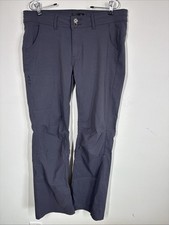 Prana Halle II Straight-Leg Gray Convertible Performance Pants Women  s 12 Hike