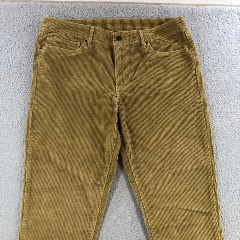 levis corduroy pants womens tag 33x30 cotton beige fits (33x29) - Image 4 of 4