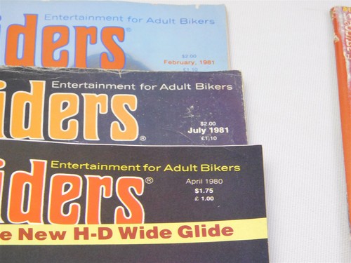 Lot of 7 Easyriders Magazine 1980s Harley Motorcycle Adult Bikers - Picture 12 of 13
