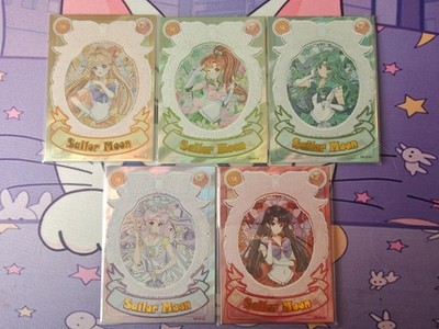 Sailor Moon Sammelkarten Trading Cards 5 Stück Fanmade A20