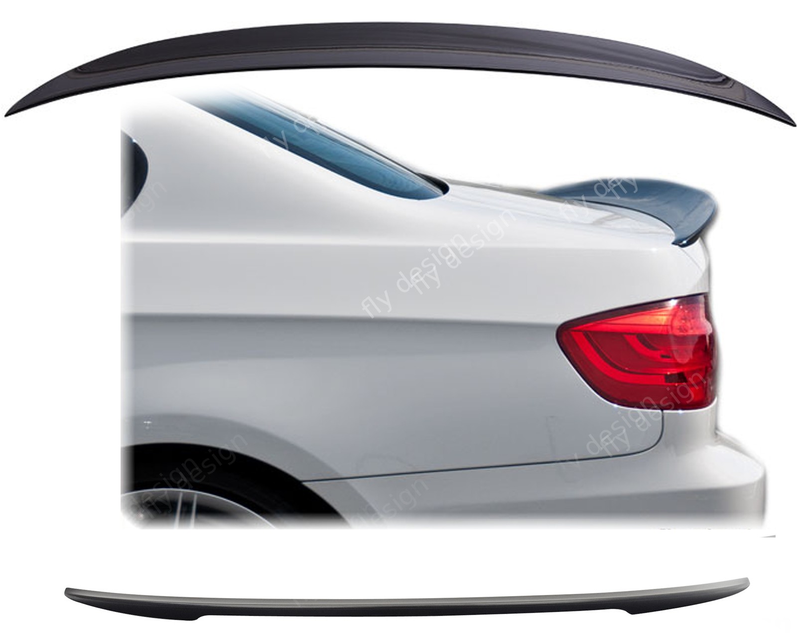 New Fits for BMW e93 3er Spoiler Demolition Edge Rear Lip With