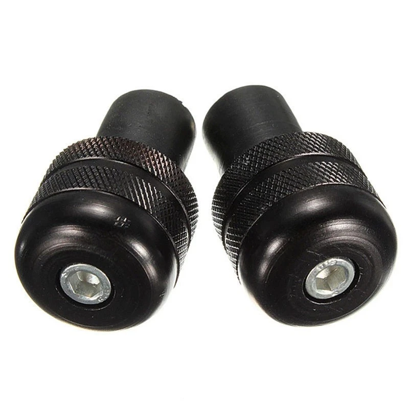 2PCS 7/8" MOTORCYCLE BIKE BAR END PLUGS WEIGHT ALUMINUM HANDLEBAR GRIPS 22MM UK - Image 2 of 4