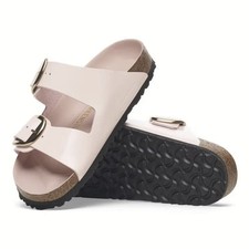 NEW Birkenstock EU 37, 38, 41 Arizona Big Buckle High Shine Sandals - Light Rose
