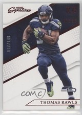 2016 Panini Prime Signatures Prime Proof Red /149 Thomas Rawls #110 5r3