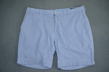 Polo Ralph Lauren Stretch Straight Fit Shorts Mens Size 38 Seersucker Stripe