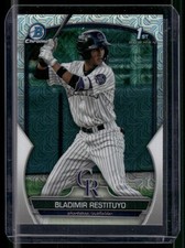 Bladimir Restituyo 2023 1st Bowman Chrome #BCP-234 Mega Box Mojo Refractor SP