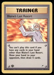 Blaine's Last Resort 105/132 Gym Heroes Uncommon Trainer
