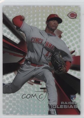 2015 Topps High Tek Dots Pattern 2 Spiral/Dots Raisel Iglesias Rookie RC 8q4