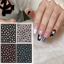 Star Nail Art Sticker Five-pointed Star Transfer Stickers Decoration Z9F7