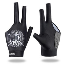 LeftHand Billiard Pool Gloves 3 Finger, QuickDry, Breathable Snooker Sizes