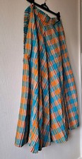 1970s Wrap Around Flared Skirt 40 Ins Long Size Ladies 12/14 Made In INDIA
