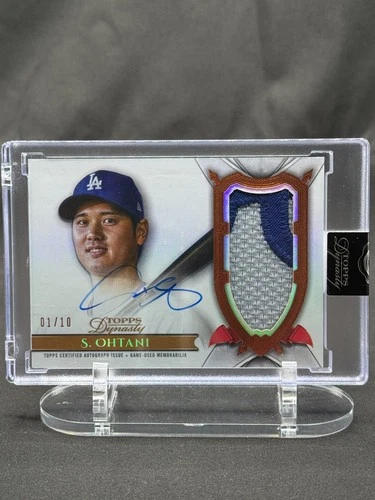 Shohei Ohtani 2024 Topps Dynasty Patch Autograph 1/10
