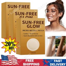 PurevLab Sun Free Glow Microneedle Tanning Patches, Natural Sunless Self Tanner