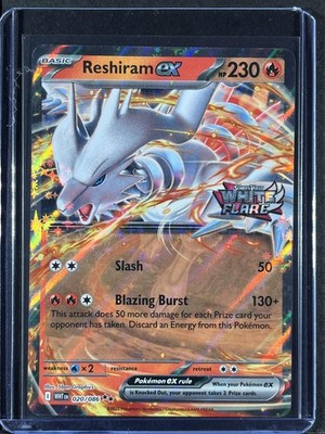 Reshiram ex Stamped #020/086 SV: White Flare 250001 | eBay