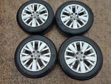 Volkswagen VW Polo 6C 2014 - 2017 Set of 15" Alloys Alloy Wheels With Free Tyres