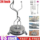 24-Inch Pressure Washer Surface Cleaner for Cleaning Driveways, Sidewalks,Patios