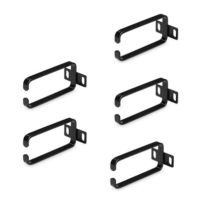 StarTech 5-Pack 1U Vertical Cable Management D-Ring Hooks (cmhook1un5pk)
