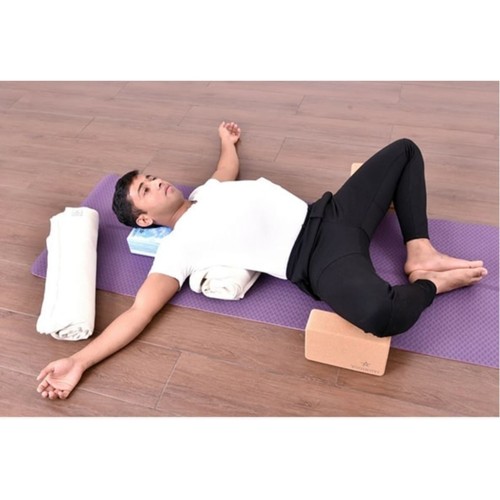 Cotton Yoga Blanket, Iyengar Yoga Blanket for Restorative Yoga Handwoven Blanket - Picture 8 of 14