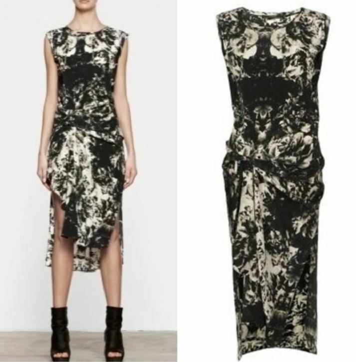 all saints wrap dress
