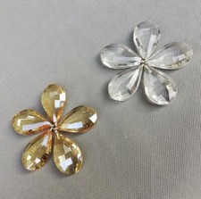 10pcs 50mm Pipa Drops Crystal Pendants M4 Pitch Screw Prism Chandelier Lamp Part