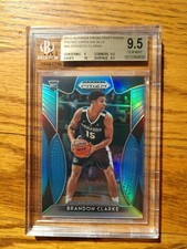 2019 PANINI /30 PRIZM DRAFT PICKS BRANDON CLARKE CAROLINA BLUE  BGS 9.5 RC